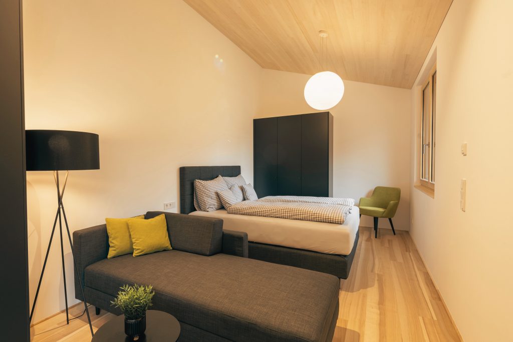 am Greben Apartments, Apartment sieben, Ferienwohnung, Wohnbereich